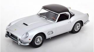 Ferrari 250 GT California Spyder 1960 silber/schwarz KK-Scale 1:18 Metallmodell (Türen, Motorhaube... nicht zu öffnen!)